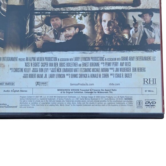 Aces N Eights DVD Unrated Western Film Casper Van Dien Ernest Borgnine 2008 - Picture 8 of 13